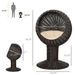 27" Rattan Wicker Elevated Cat House Kitty Scratch House Pet Bed W/ Cushion_maomaolike.com