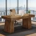 Executive Desk, Modern Wood Computer Desk Workstation Desk_maomaolike.com