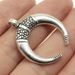 10pcs Horns Crescent Moon Charms Pendants Antique Jewelry Making DIY Handmade Craft_maomaolike.com