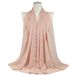 Unisex Solid color monochrome pearl chiffon shawl Long shawl Muslim shawl_maomaolike.com