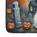 Westie Spooky Halloween Memory Foam Kitchen Mat Machine Washable Anti-Fatigue Mat Cushion Comfort Bath Mat Or Kitchen Rug_maomaolike.com