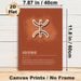 Amazigh Tilalli Symbol Painting Poster, Warm Terracotta-toned Minimalist Typographic Poster, Cultural Heritage Decor Suitable For Living Room, Study_maomaolike.com