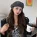 Hot Sale Cloth Beret Trendy Painter Korean Style Lattice Octagonal Solid Color Artist Hat Newsboy Cap Ladies_maomaolike.com