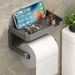 Toilet Tissue Box, Wall Mounted Drawer, Bathroom Non Perforated Rack, Toilet Roll Paper Storage Rack_maomaolike.com