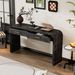 Unique Retro Silhouette Console Table With Open Style,Two Top Drawers For Entrance,Dinning Room,Living Room_maomaolike.com