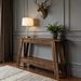 Console Table, 2-Tier Farmhouse Sofa Entryway Table With Storagew_maomaolike.com