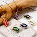 1pc New Brass Charms Gold Color Easter Day Egg Stripe Enamel Clear Cubic Zirconia Pendant DIY Necklace Jewelry Findings_maomaolike.com