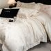 Modern Light Luxury Style Tulip Jacquard Silky Cool Skin-Friendly Bedding Lenzing Lyocell Fiber Four-Piece Set 2_maomaolike.com