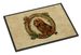 Sussex Spaniel Christmas Flowers Doormat Front Door Mat Indoor Outdoor Rugs For Entryway, Non Slip Washable Low Pile, 24H X 36W_maomaolike.com