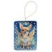 Chihuahua My Angel Porcelain Ornament Christmas Tree Hanging Decorations For Home Christmas Holiday, Rectangle, Gift, Multicolor_maomaolike.com