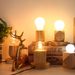 Minimalist Wooden Table Lamp, E27 EU Plug Lampu Meja Kayu Simple Design Soft Warm Lighting Bedroom Living Room Side Table Decor Lamp_maomaolike.com