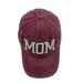 Unisex Washed cotton DAD MOM embroidered baseball cap Cotton duck hat Dad hat Hip hop hat_maomaolike.com