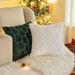 Cross-Border New Cover Plush Snowflake Christmas Tree Living Room Sofa Cushion Holiday Party Decoration Pillow_maomaolike.com