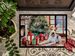 Fox Terrier Cozy Christmas Doormat Front Door Mat Indoor Outdoor Rugs For Entryway, Non Slip Washable Low Pile, 24H X 36W_maomaolike.com