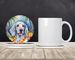 English Setter Luau Large Sandstone Coasters Pack Of 4 Absorbent Round Coasters Decor Gifts For Men Or Women, 4 In, Multicolor_maomaolike.com