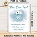 Jellyfish Inspirational Quote Painting Poster, Soft Watercolor Cute Jellyfish With Comforting Text Poster, Provides Gentle Emotional Support, Suitable_maomaolike.com