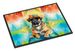 Cane Corso Hippie Dawg Doormat Front Door Mat Indoor Outdoor Rugs For Entryway, Non Slip Washable Low Pile, 24H X 36W_maomaolike.com