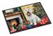 Westie Cozy Christmas Doormat Front Door Mat Indoor Outdoor Rugs For Entryway, Non Slip Washable Low Pile, 24H X 36W_maomaolike.com