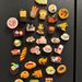 3D Magnetic Stickers, Decorative Food Toys, Bread And Dessert Designs, Personalized Creative Refrigerator Door Home_maomaolike.com
