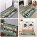 Boho Kitchen Rug Sets 2 Pieces, Washable Kitchen Mats For Floor, Non Slip Soft Kitchen Area Rug Floor Mat For Kitchen, Laundry Room And Hallway (Teal, 20''x32''+20''x48'')_maomaolike.com