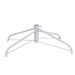 7.5FT White Slim Artificial Christmas Tree Includes Foldable Metal Stand_maomaolike.com