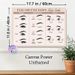 Eyelash Extension Style Guide Painting Poster, Clean Illustrative Lash Guide Poster, Comprehensive Reference Of Lash Shapes, Applications & Curls_maomaolike.com