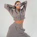 Women's Clothing hollow double waist pants suit two-piece suit _maomaolike.com
