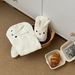 Cute Little White Rabbit 2026 New Thickened Coral Fleece Absorbent Quick-Dry Bathroom Hair Drying Cap Bath Towel_maomaolike.com