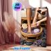 Lavender Foot Spa Painting Poster, Gentle Soothing Foot Care Scene Poster, Calming Wellness Design Brings Tranquil Vibe Ideal For Spa Room, Bedroom_maomaolike.com