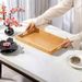 Hotel Breakfast Display Home Living Room Fruit Plate Tea Set Water Cup Bamboo Storage Tray_maomaolike.com