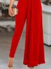 Women's Clothing Long Sleeve Lace Lace Waisted Two piece Jumpsuit_maomaolike.com