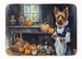 Australian Terrier Fall Kitchen Pumpkins Memory Foam Kitchen Mat Machine Washable Anti-Fatigue Mat Cushion Comfort Bath Mat Or Kitchen Rug_maomaolike.com