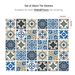 10*10cm*90 Pieces Set Waterproof PVC Tile Wall Stickers – Thickened Self-Adhesive Mediterranean Pattern Tiles For Home Decor_maomaolike.com