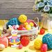 40 PCS Colorful Wicker Rattan Balls 1.18 Inch Orbs Vase Fillers 5 Colors Sphere Table Centerpiece For DIY Crafts Easter Day Valentine's Holiday Party Decoration_maomaolike.com