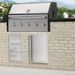 17W X 24H Inch Outdoor Kitchen Access Door, Flush Mount Design With Recessed Handle, For BBQ Island, Grilling Station, And Outdoor Cabinets, Vertical Wall Installation_maomaolike.com