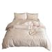 Ice Silk Cooling Cover French-style High-end 100S Long-staple Embroidered Four-piece Set, All-cotton Bed Sheet And Duvet_maomaolike.com