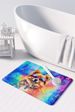 Pomeranian Hippie Dawg Memory Foam Kitchen Mat Machine Washable Anti-Fatigue Mat Cushion Comfort Bath Mat Or Kitchen Rug_maomaolike.com
