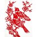 Traditional Paper-cut Stickers For Bedroom Headboard Glass Window Transparent Sunscreen Decoration Self-adhesive Artwork_maomaolike.com
