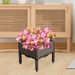 SOGA 40cm Raised Planter Box Vegetable Herb Flower Outdoor Plastic Plants Garden Bed With Legs_maomaolike.com