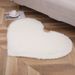 Modern Simple Silk Wool Heart Bedroom PV Carpet Living Room Balcony Long Plush Rug Cross-Border Supply_maomaolike.com