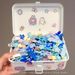 Unisex Dopamine Blue Cute Star Traceless clip Children's hair clip bangs side duck beak clip hair clip_maomaolike.com