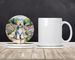 Old English Sheepdog Spring Path Large Sandstone Coasters Pack Of 4 Absorbent Round Coasters Decor Gifts For Men Or Women, 4 In, Multicolor_maomaolike.com