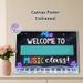 Music Class Welcome Painting Poster, Neon-style Vibrant Musical Notes & Piano Keys Poster, Warm Welcoming Decor Ideal For Music Classrooms_maomaolike.com