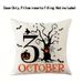 Hot Selling Halloween Cat Countdown Pattern Printed Linen Home Holiday Living Room Sofa_maomaolike.com
