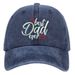 Unisex Washed cotton Embroidery Dad Alphabet baseball hat Father's Day gift hat Hip Hop hat_maomaolike.com
