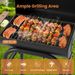 Barrel Charcoal Grill With Foldable Side Table And Thermostat_maomaolike.com