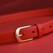 HOT Pierre Cardin Women's Fashion Genuine Leather Belts Needle buckle waistband for Women Red Belt_maomaolike.com