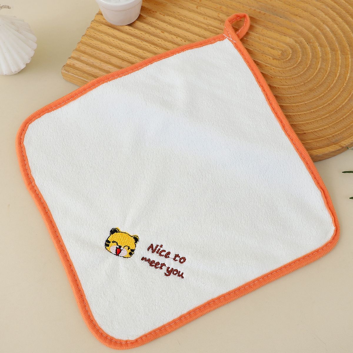 Fleece Super Soft Baby Square Towel Children's Face Wash Small Towel Special Mouthwash Towel Baby Handkerchief Towel_maomaolike.com