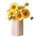 Nordic Minimalist Modern Ceramic Vase Living Coffee Table TV Cabinet Bedroom Model Room Decoration Artificial Flower_maomaolike.com