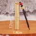 Brass Mini Bamboo Toothpick Holder Keychain Pendant Accessory Bag Unisex Portable Metal Craft_maomaolike.com